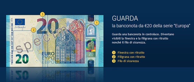 Nuovo biglietto da 20 euro: come riconoscere le banconote vere da quelle  false — idealista/news