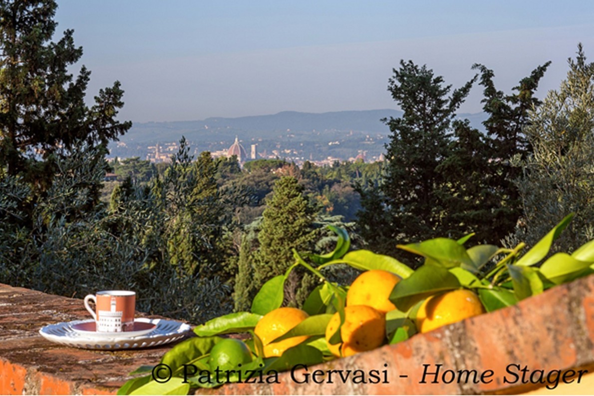 Panorama su Firenze dalla villa