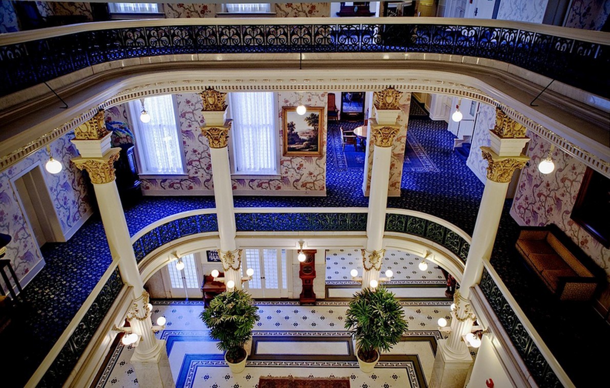 un'imagine del lussuoso hotel negli USA