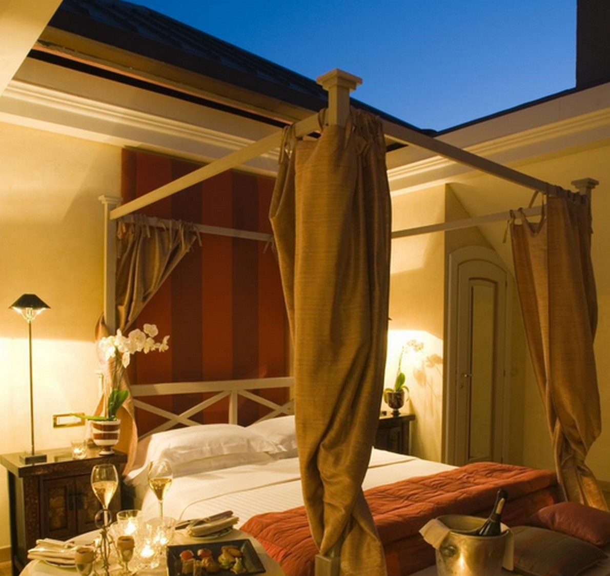 La suite di lusso con il tetto che si apre