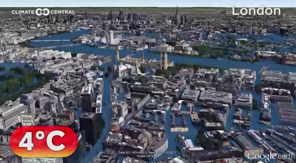 Cosa rischiano alcune grandi città del mondo se non si arresta il riscaldamento globale (video)