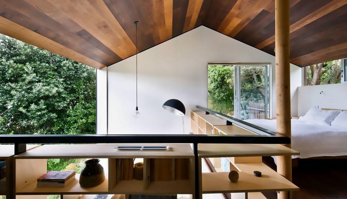 L'arredamento di design della casa su due livelli