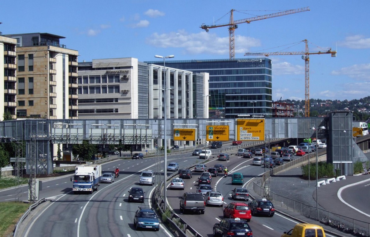 Il traffico della città di Oslo