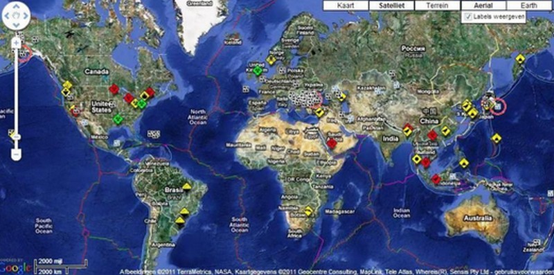 Nuove sorprendenti mappe per “vedere” il mondo in tempo reale