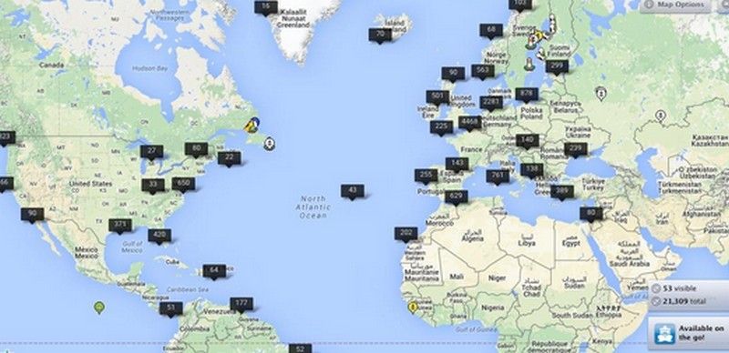 Nuove sorprendenti mappe per “vedere” il mondo in tempo reale