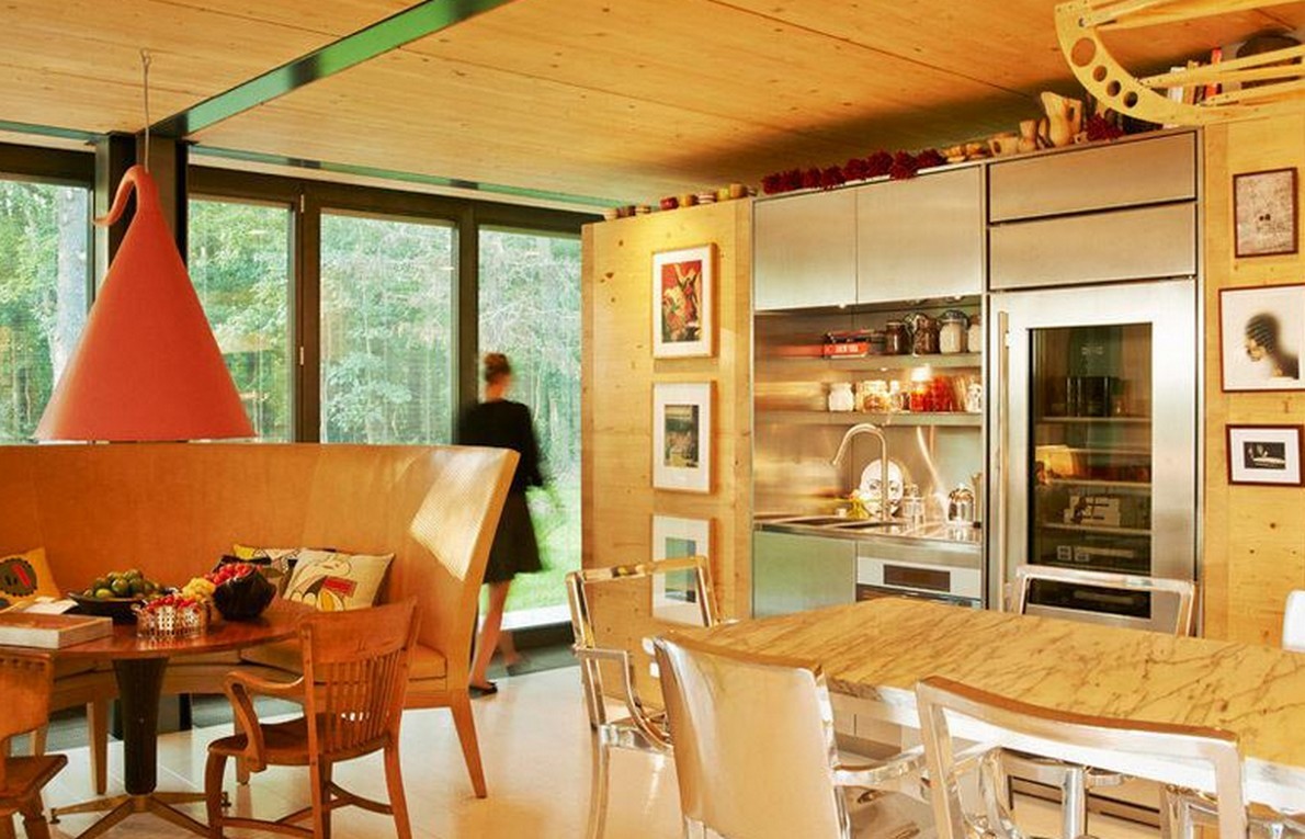 La cucina della casa prefabbricata
