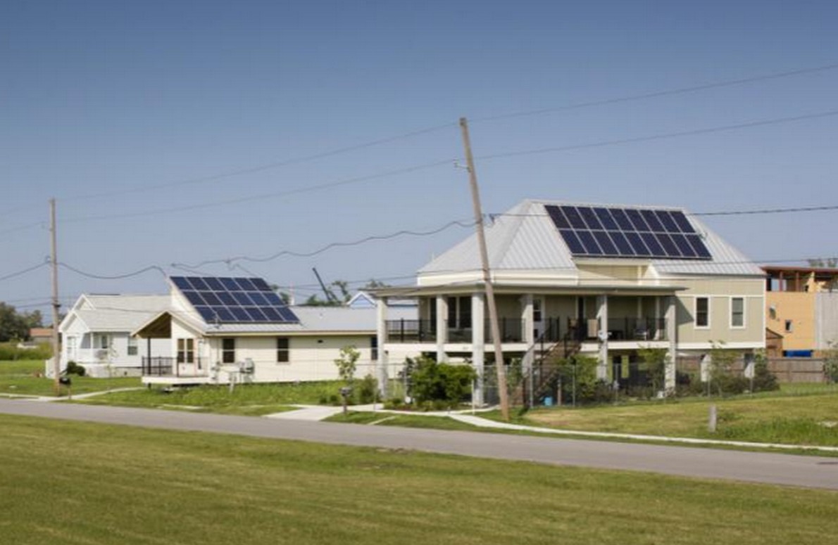 Case con pannelli solari