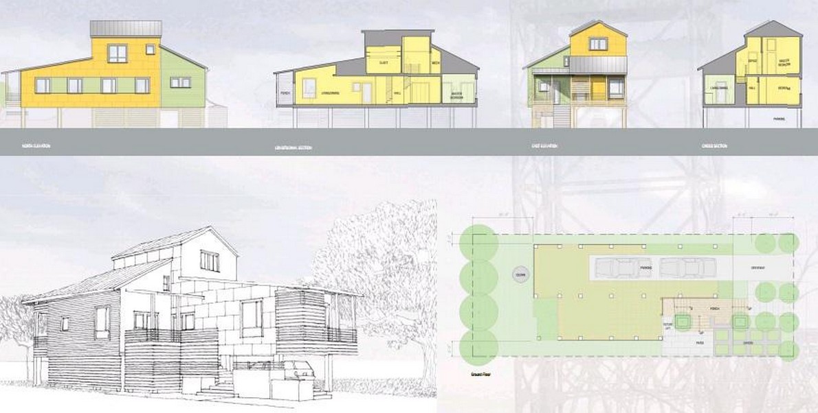 Ecco più di 20 progetti (gratuiti) per costruire case sostenibili di design