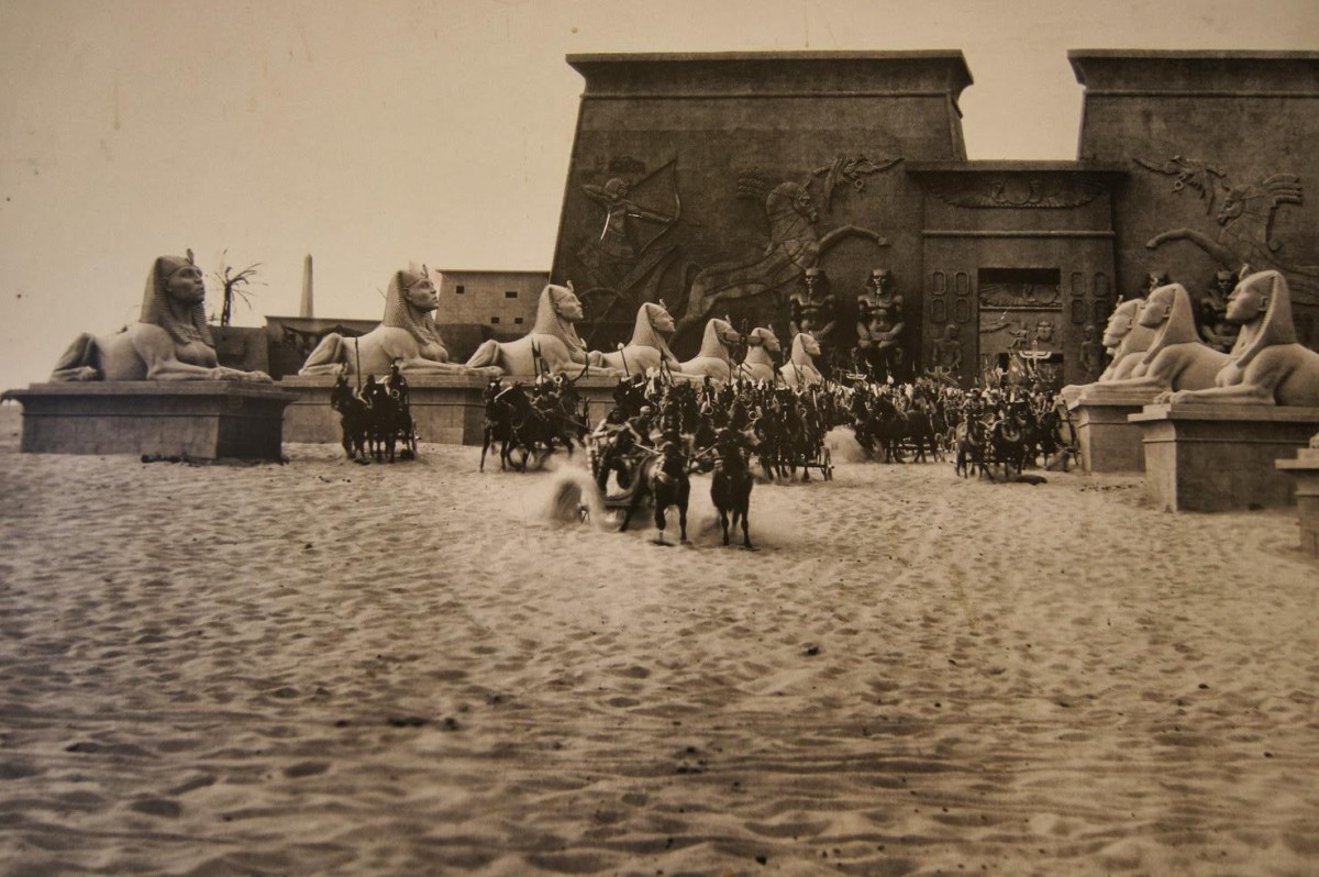 I templi egizi riprodotti per il film hollywoodiano