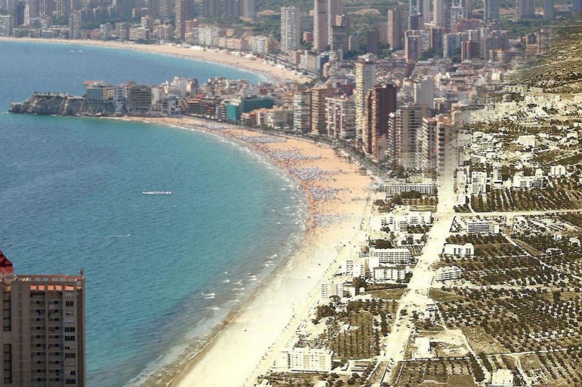 Un'immagine della città spagnola di Benidorm
