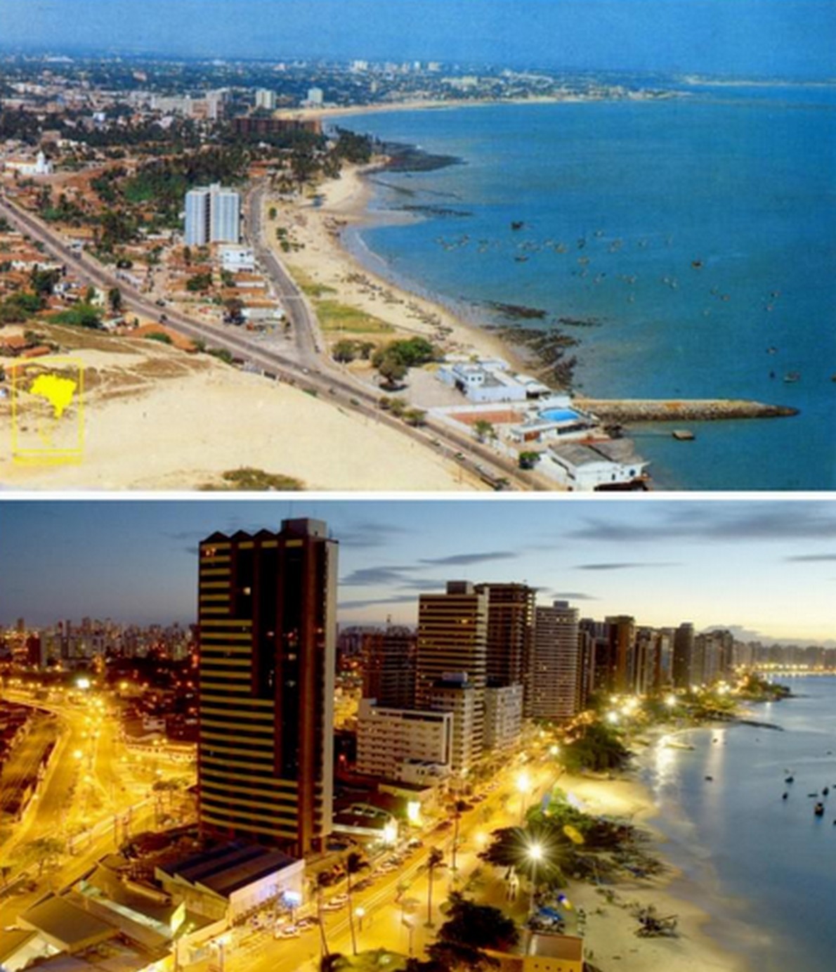 La città di Fortaleza in Brasile