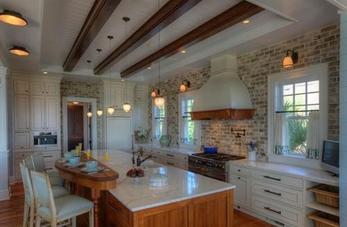 Una cucina in muratura