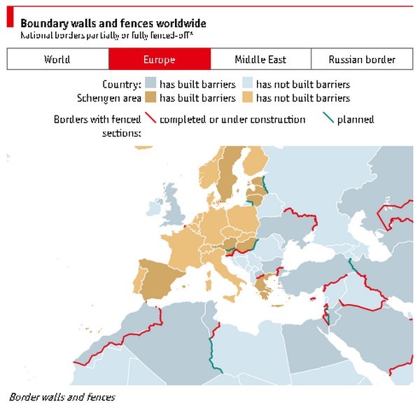 Immagine del giorno: la crisi dei migranti spinge verso la chiusura delle frontiere