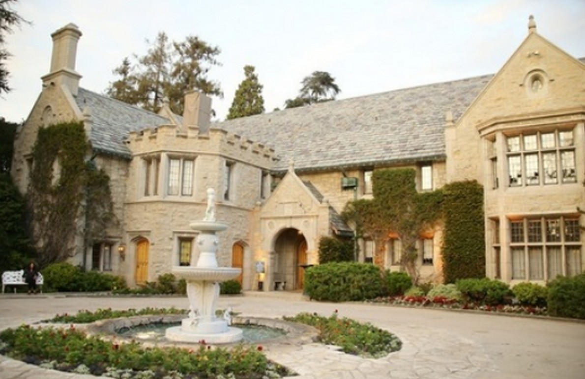 La villa di Hugh Hefner, fondatore di Playboy