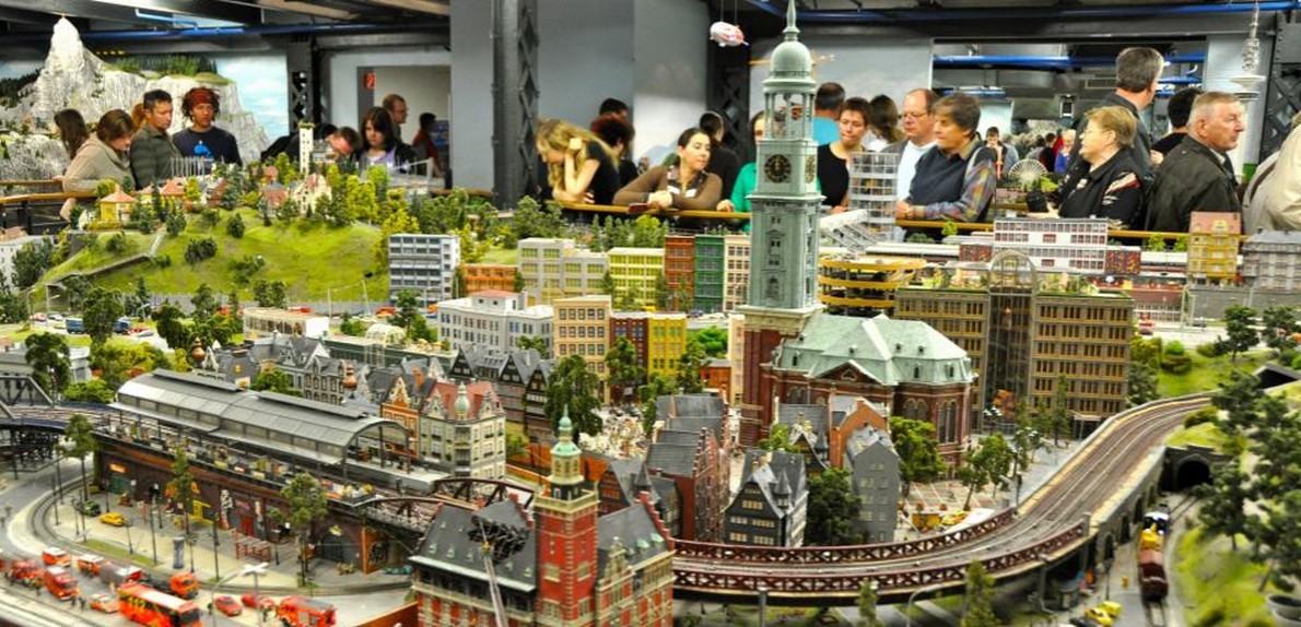 La città in miniatura realizzata ad Amburgo