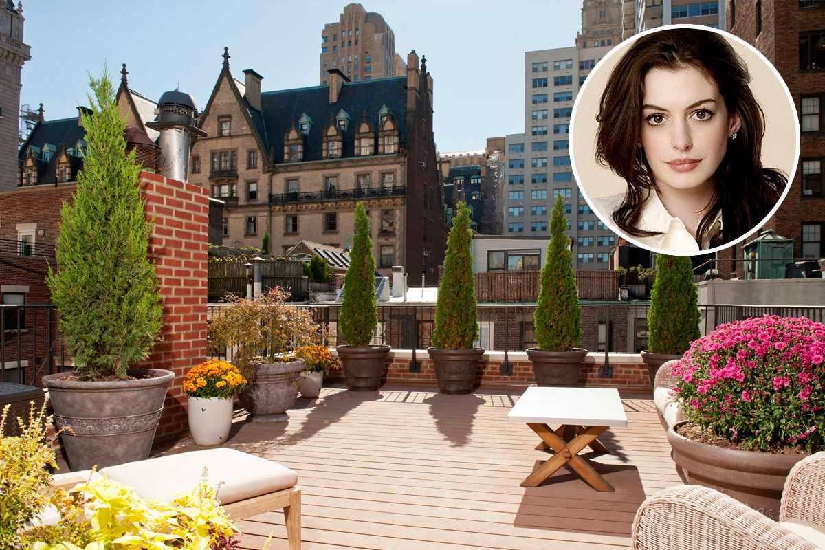 Il nuovo attico newyorkese di Anne Hathaway (Fotogallery)