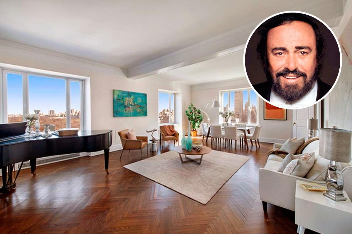 Torna sul mercato l’appartamento newyorkese appartenuto a Luciano Pavarotti. Ora in vendita a 10,5 milioni di dollari (Fotogallery)