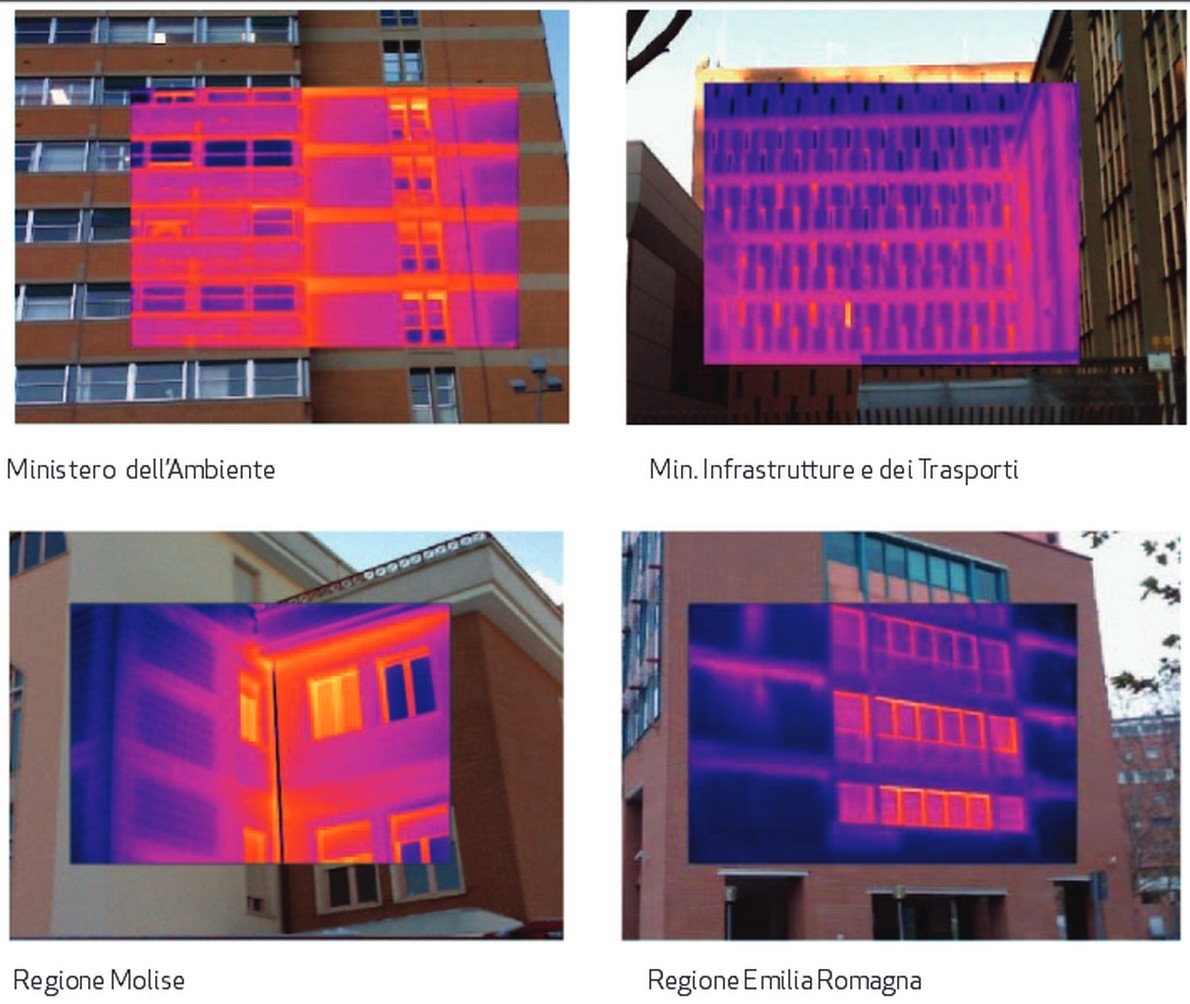 Edifici con problemi di isolamento termico