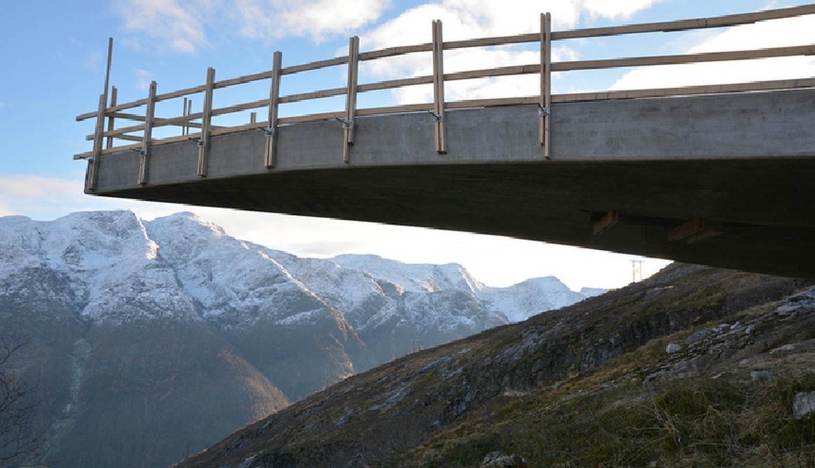 Ponte sospeso nel vuoto
