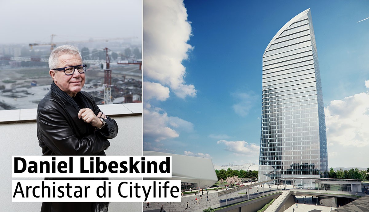 Daniel Libeskind e una delle sue opere