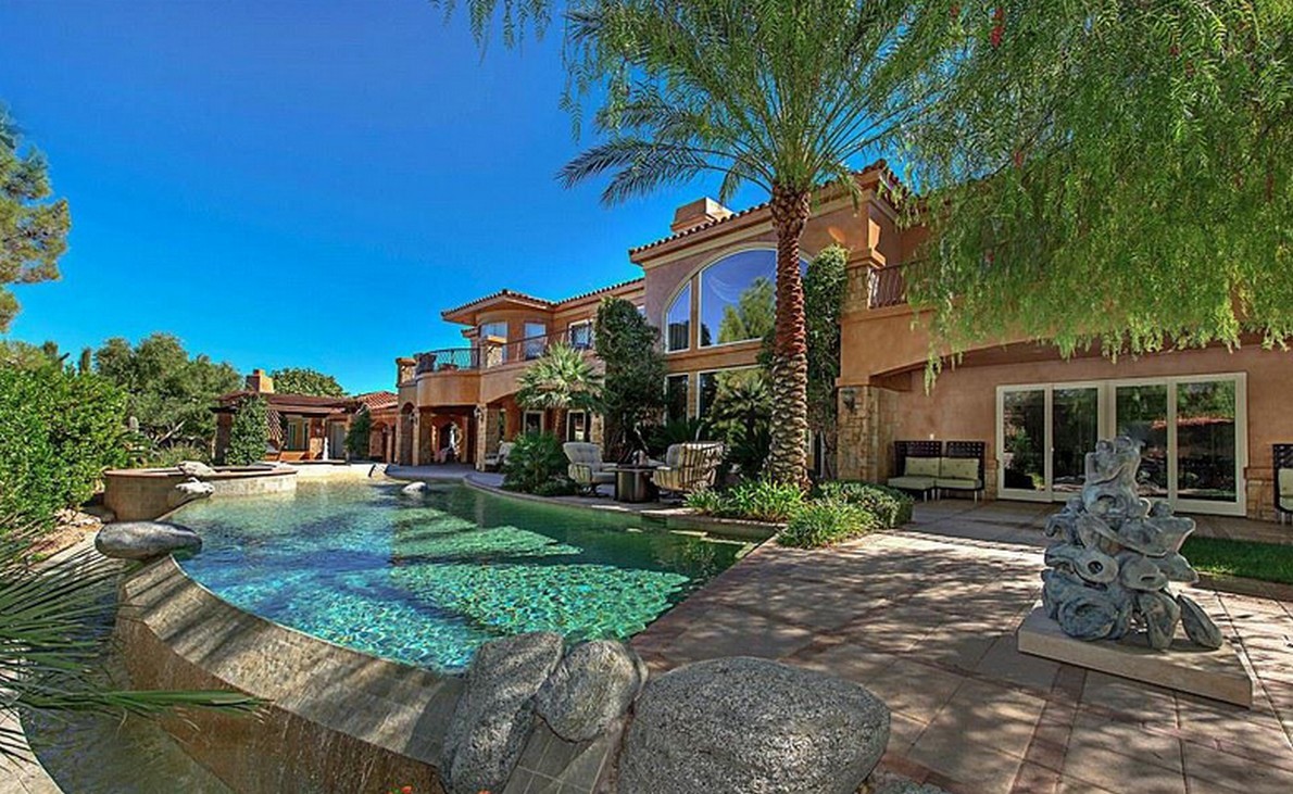 La villa del famoso pugile a Las Vegas
