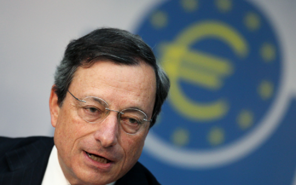 Mario Draghi, presidente della BCE