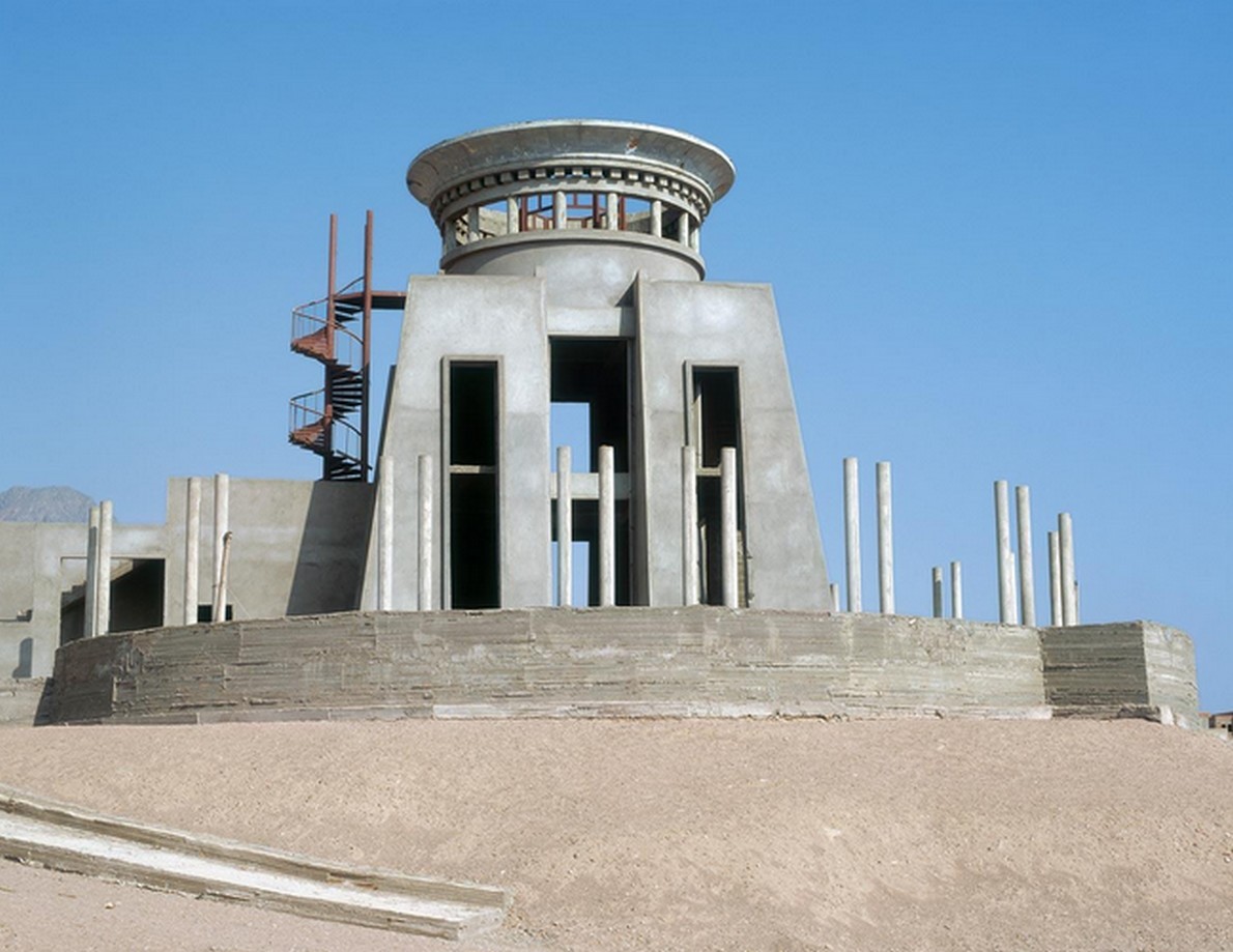 Resort nel deserto d'Egitto