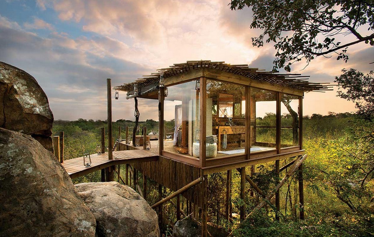 Resort nella riserva africana