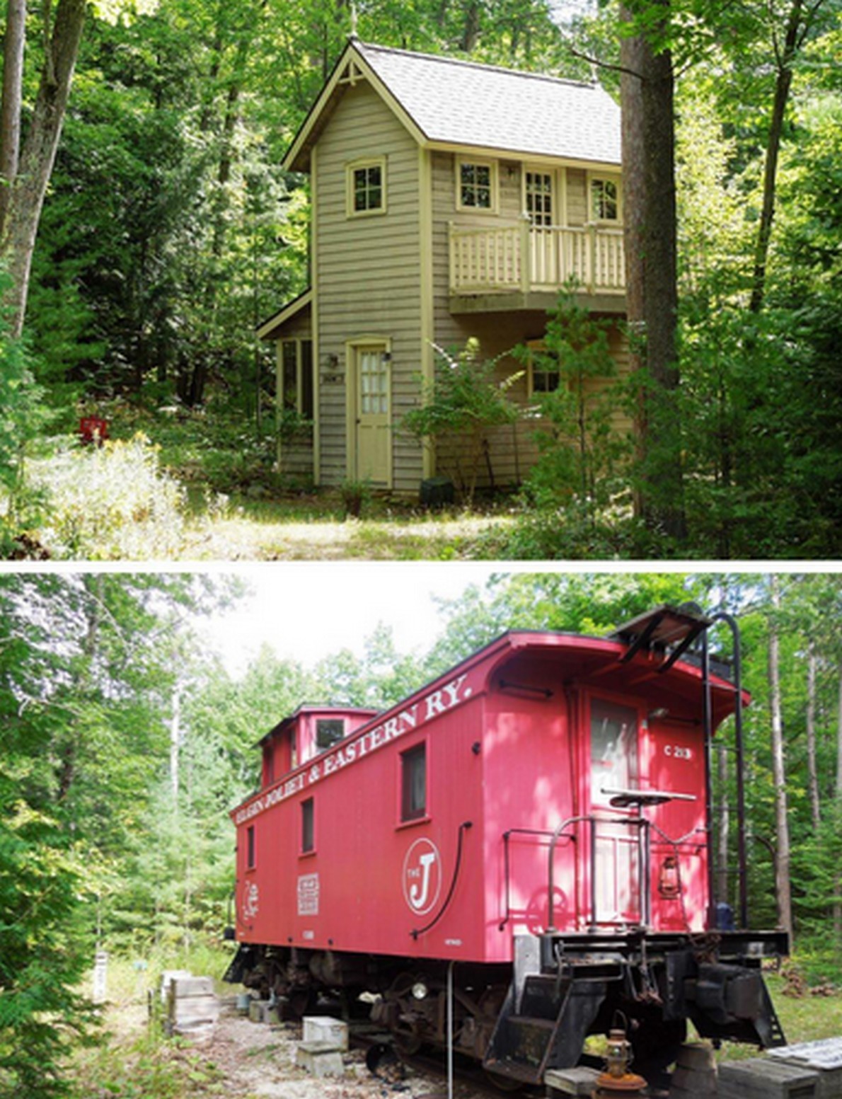 Stazione ferroviaria trasformata in casa