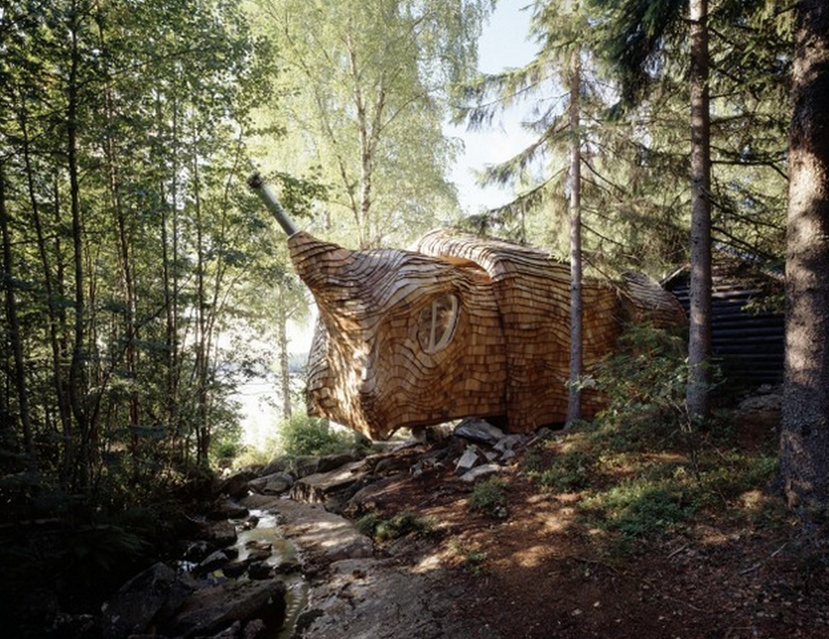 La casa “fisarmonica” che si allarga e si rimpicciolisce in base alle esigenze (Fotogallery)