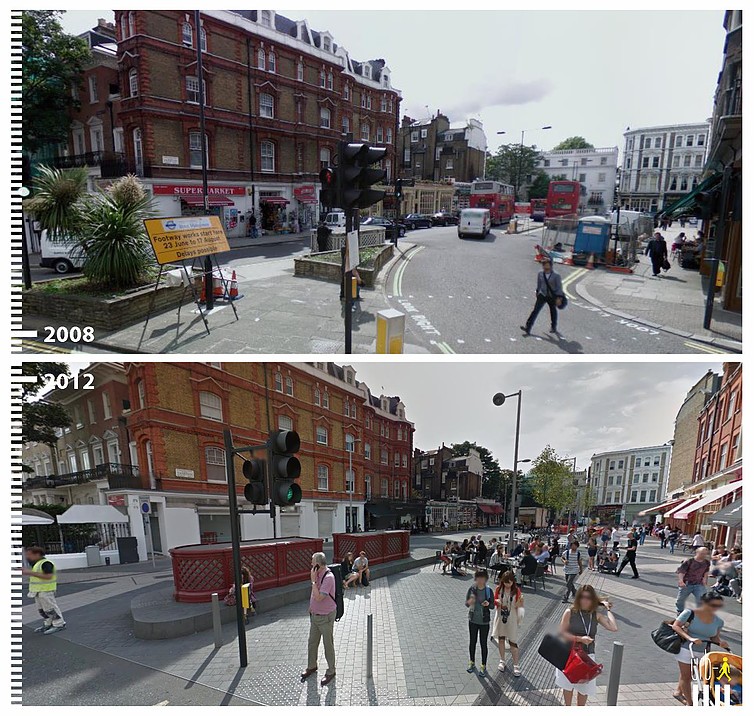 Riqualificazione, il "prima e dopo" delle città svelato da Urb-I e Street View (fotogallery)
