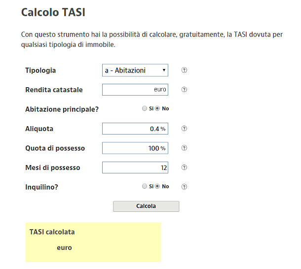 Imu e Tasi prima casa 2019