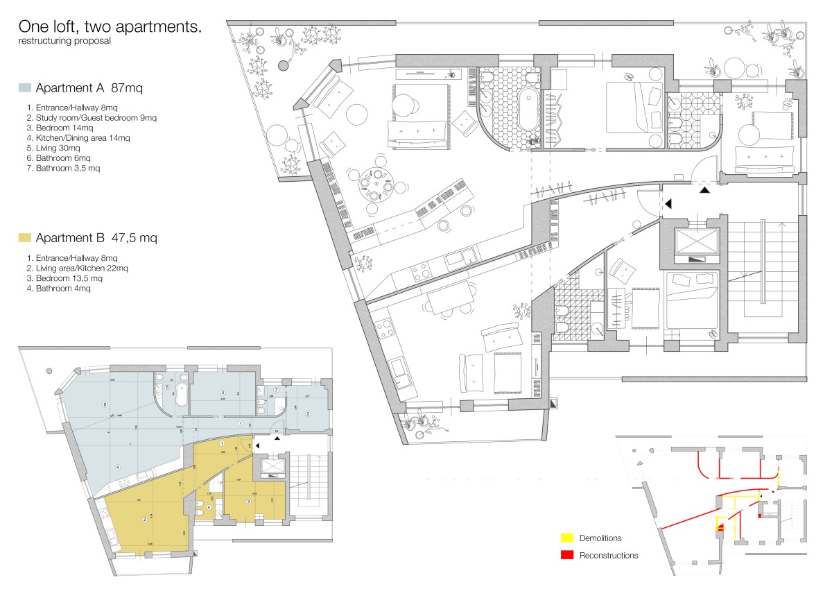 Alcune idee per dividere una casa in più unità