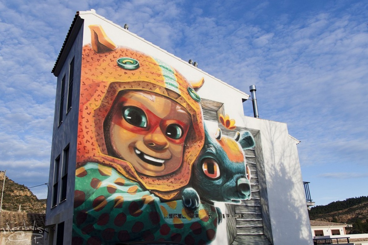 Spagna, a Fanzara ogni casa è un’opera d’arte (Fotogallery)