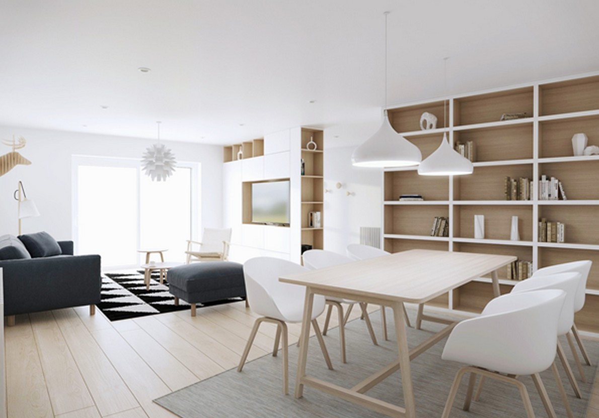 Come valorizzare un appartamento per una famiglia dotato di appena due finestre (Foto)