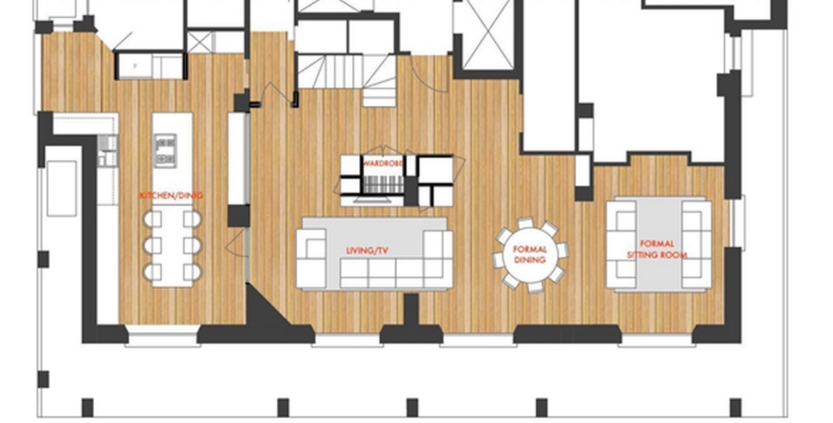 Come rivoluzionare un appartamento di città posto su due piani (Foto)