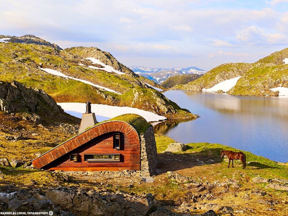 Akrafjorden Fjord, Norway (Snøhetta Architects) pabellon-de-caza-akrafjorden-fjord-1