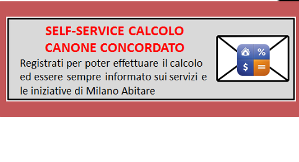 Milano, uno strumento online per calcolare il tuo canone concordato