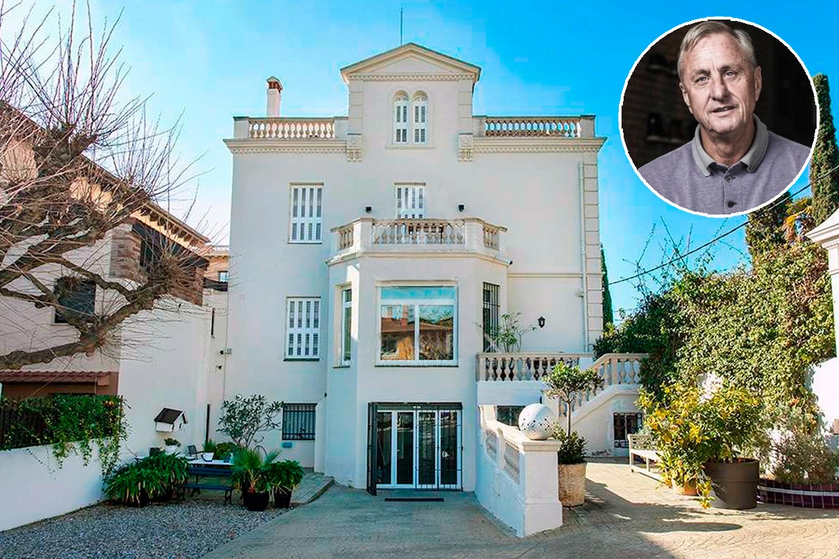 Ecco la casa dove ha vissuto Johan Cruyff, in vendita su idealista