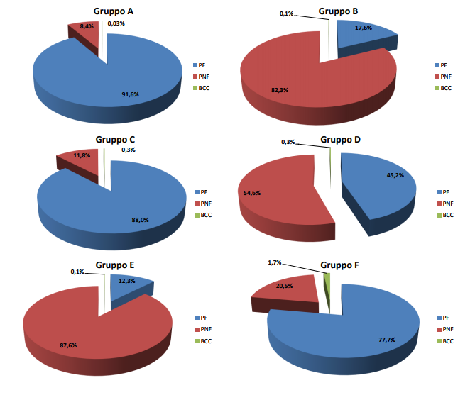 Immagine del giorno: distribuzione stock immobiliare per categorie catastali