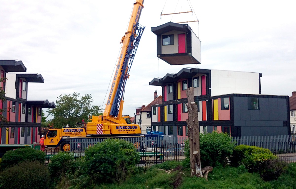 Case prefabbricate per soddisfare la forte domanda di abitazioni a Londra