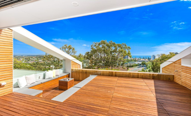 Una terrazza per le feste o per rilassarsi