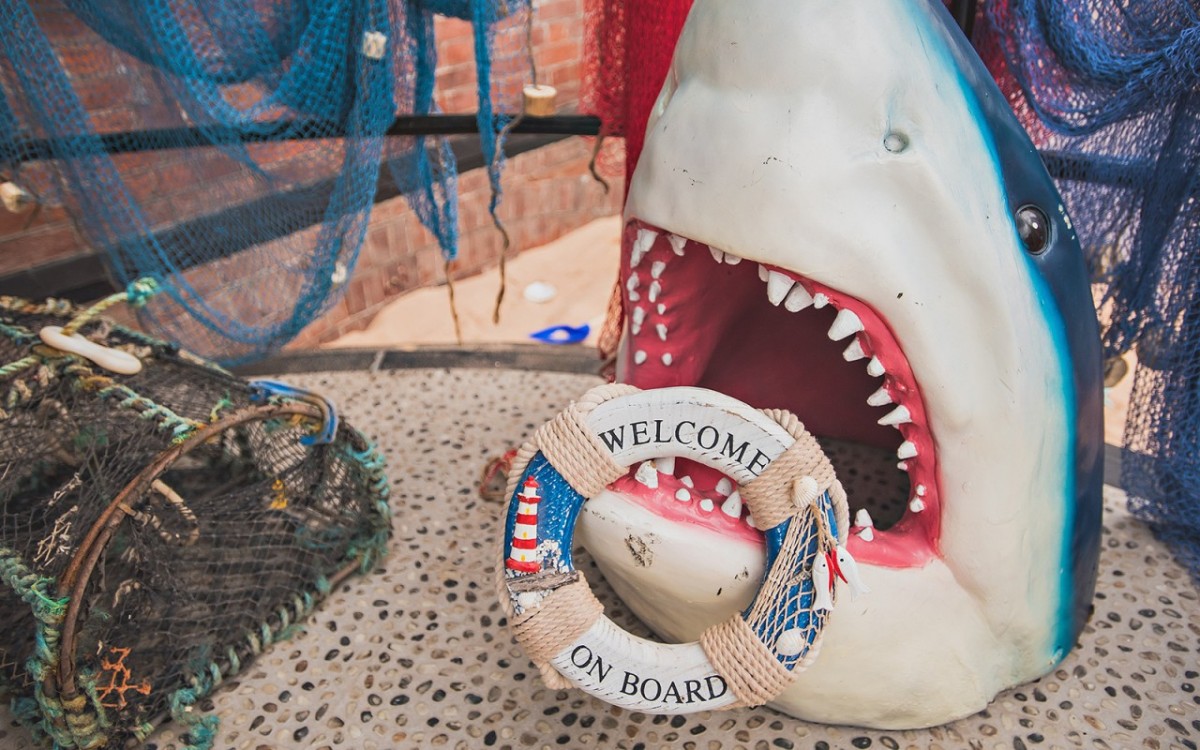 La decorazione marina predomina nell'hotel