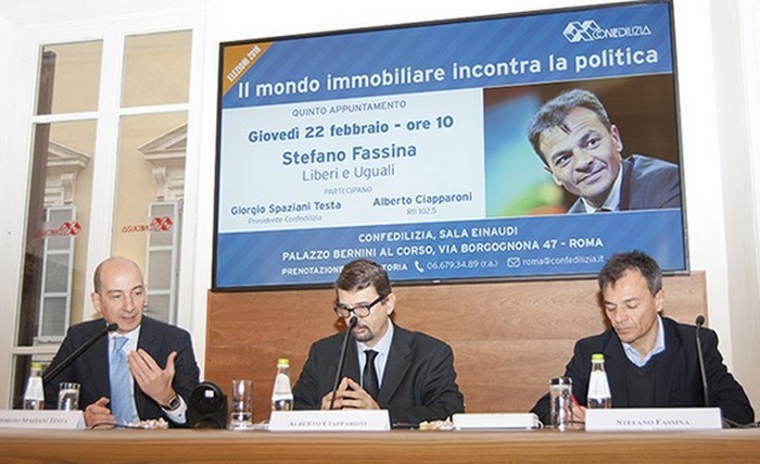 Liberi e Uguali, Stefano Fassina: “Un’unica imposta sul valore patrimoniale”