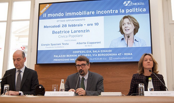 Civica Popolare, Beatrice Lorenzin: “Cabina di regia per l’immobiliare e cedolare secca sugli affitti commerciali”