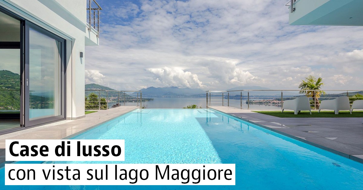 Case di lusso con vista sul lago