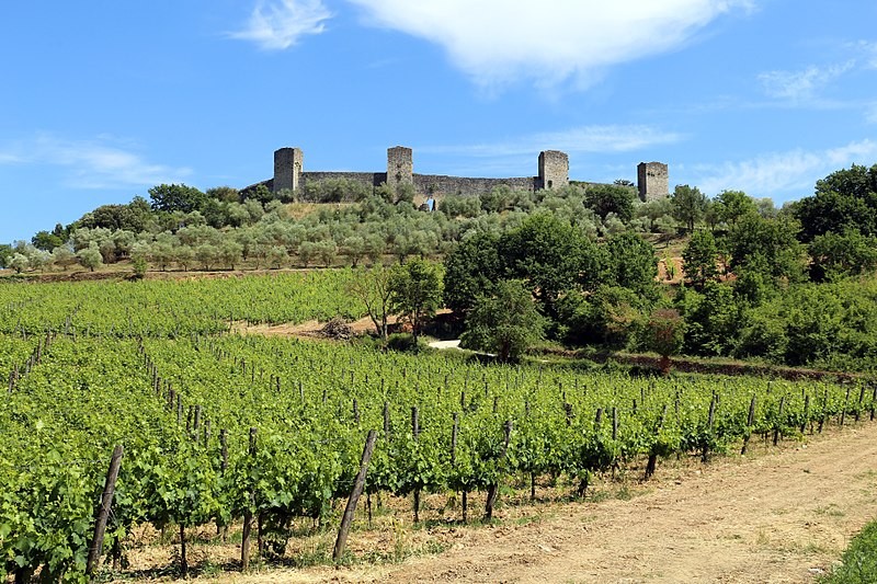 Monteriggioni in Tuscany is famous for its historical architecture, wine and Assassin's Creed / wikipedia