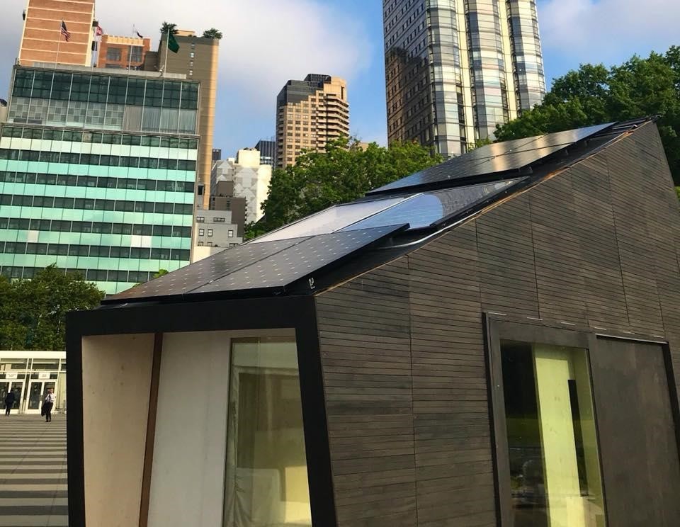 La minicasa dell'Onu che funziona solo con energia ecosostenibile