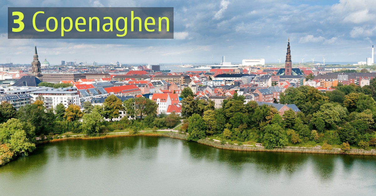 Prima capitale scandinava in graduatoria