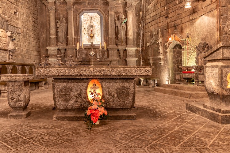 Per la realizzazione è stato usato un minerale salino